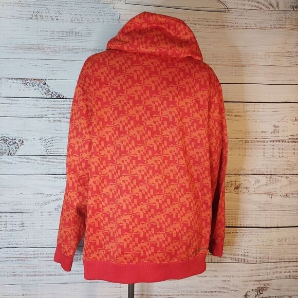 Woman's Under Armour Orange Hoodie Sweater sz Large - Picture 6 of 10